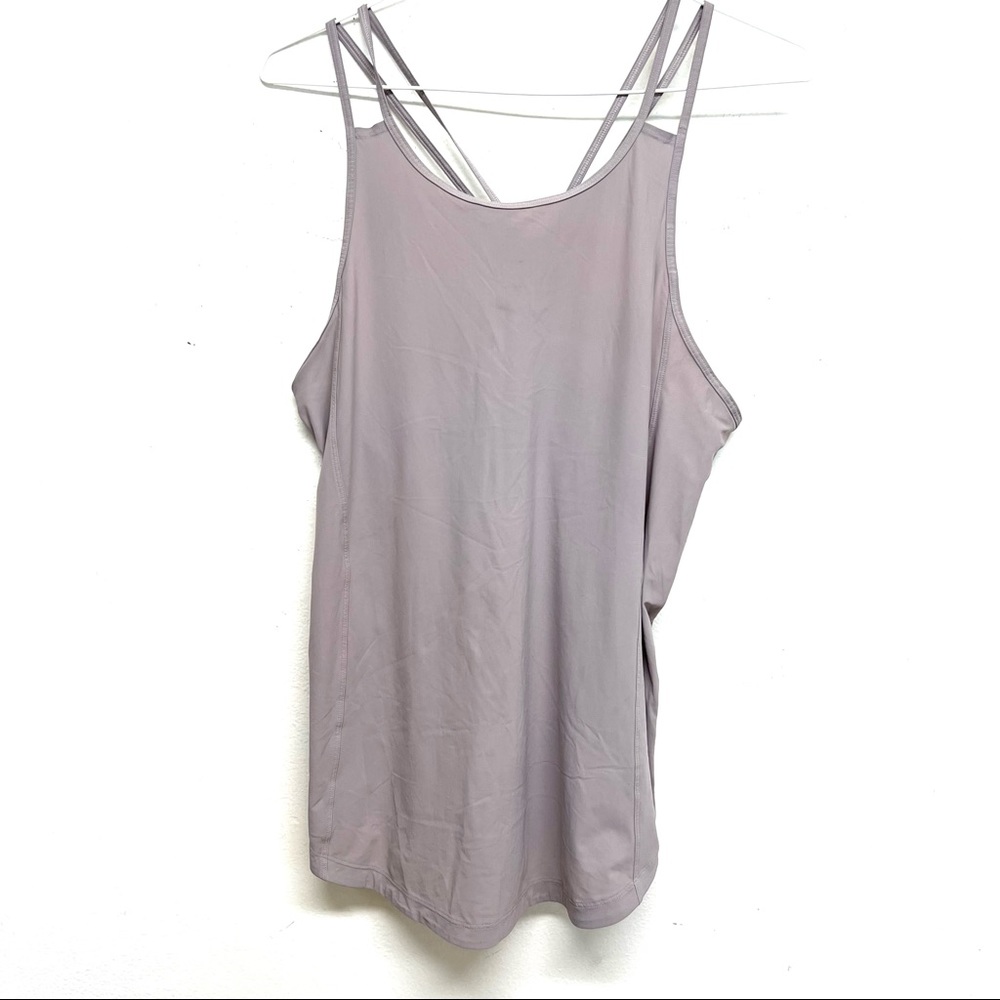 Lululemon casual tank top strappy back purple